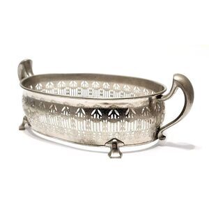 Vintage Silverplate Casserole Stand Royal Rochester Holiday Food Holder